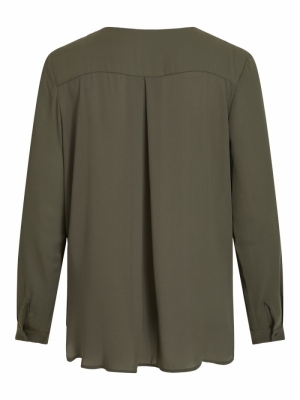 VILUCY L-S SHIRT - NOOS Forest Night