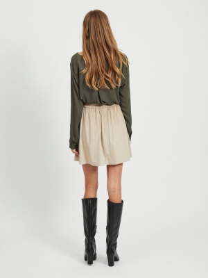 VILUCY L-S SHIRT - NOOS Forest Night