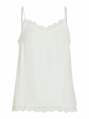 VICAVA LACE SINGLET - NOOS Cloud Dancer