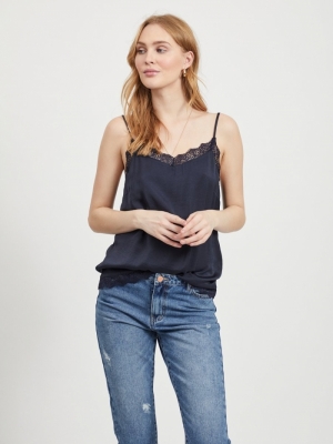 VICAVA LACE SINGLET - NOOS Total Eclipse