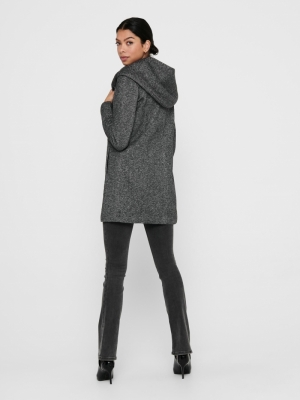 ONLSEDONA LIGHT COAT OTW NOOS Dark Grey Melan