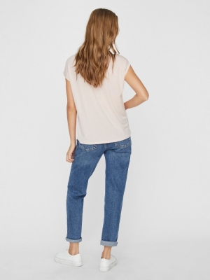 VMAVA PLAIN SS TOP GA NOOS Sepia Rose