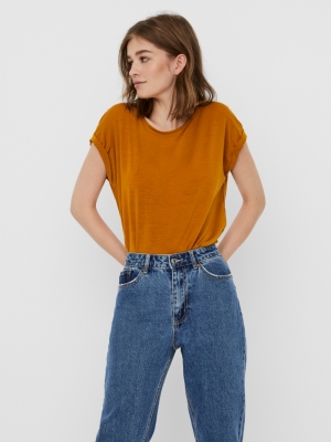 VMAVA PLAIN SS TOP GA NOOS Buckthorn Brown