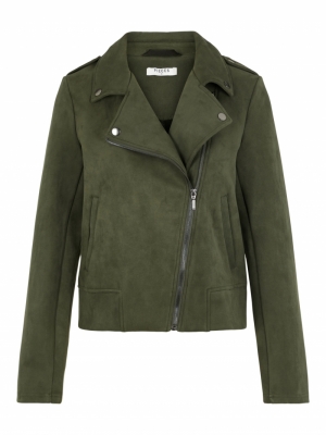 PCFRIA LS BIKER JACKET D2D Rosin
