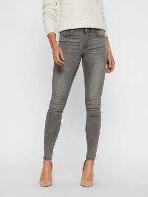 VMTANYA MR S PIPING JEANS VI20 Light Grey Deni