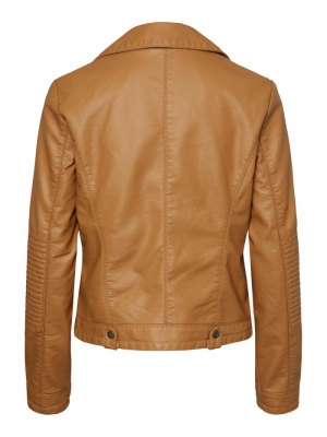 VMULTRAMALOU SHORT COATED JACK Tobacco Brown