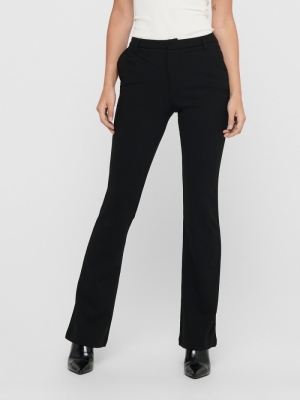 ONLROCKY MID FLARED PANT TLR N Black
