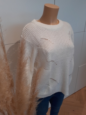 JDYNEWDAISY L-S STRUCTURE PULL Cloud Dancer