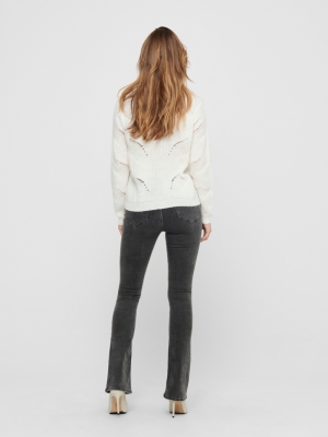 JDYNEWDAISY L-S STRUCTURE PULL Cloud Dancer
