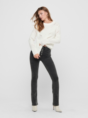 JDYNEWDAISY L-S STRUCTURE PULL Cloud Dancer