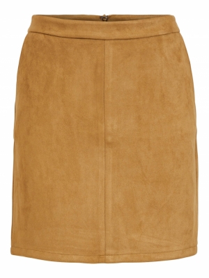 VIFADDY RW SKIRT - NOOS Butternut
