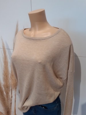 JDYZOE 7-8 OVERSIZE PULLOVER K Cement/MELANGE