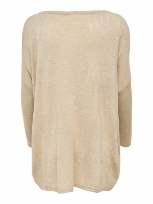 JDYZOE 7-8 OVERSIZE PULLOVER K Cement/MELANGE