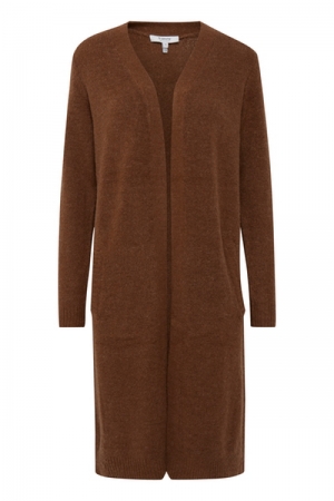 BYMIRELLE LONG CARDIGAN 3 - Brown