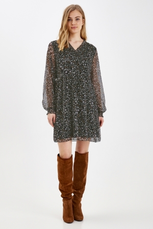 BYFLORETTE DRESS - Green