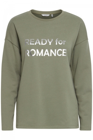 BYSOPHIE PRINT SWEAT Green