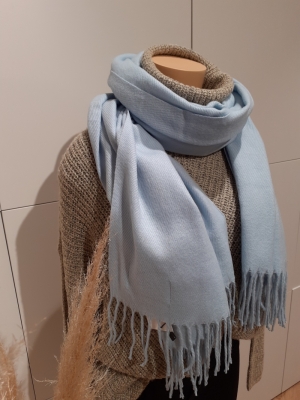 VMSOLID LONG SCARF COLOR Cashmere Blue