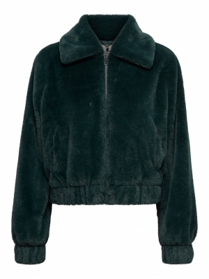 JDYTOSCANA FAUX FUR JACKET OTW Ponderosa Pine