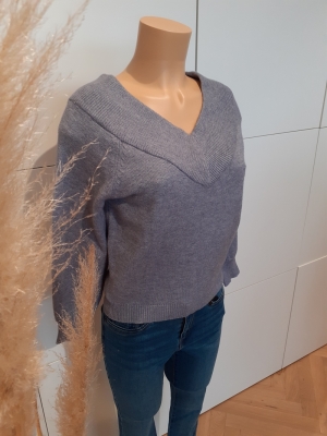 JDYSHANON L-S OFF SHOULDER PUL Sky Captain/MEL