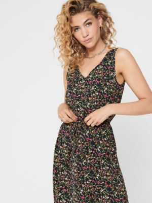 JDYTRICKY S-L LONGDRESS WVN Night Sky/DITSY