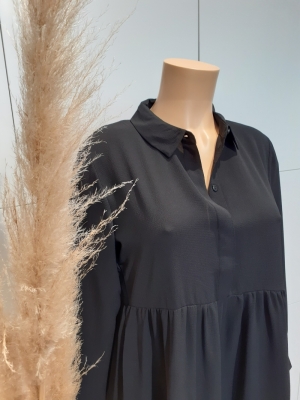 JDYPIPER L-S SHIRT DRESS WVN N Black