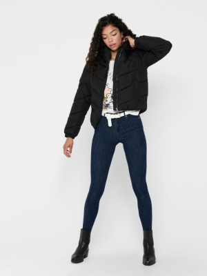JDYFINNO SHORT PADDED JACKET O Black