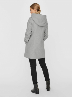 VMDAFNEDORA 3-4 JACKET NOOS Light Grey Mela