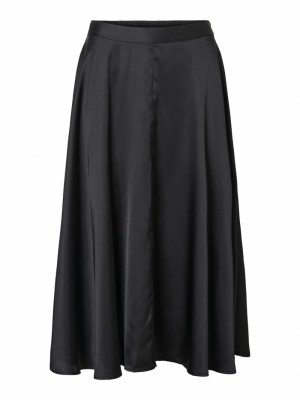VMCHRISTAS CALF SKIRT EXP Black