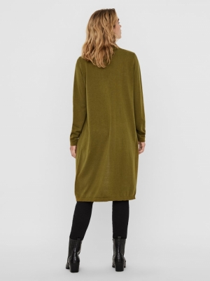 VMMURI LS LONG CARDIGAN VMA Fir Green
