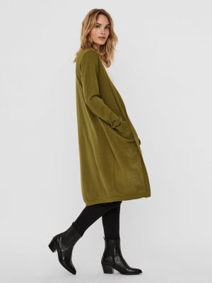 VMMURI LS LONG CARDIGAN VMA Fir Green