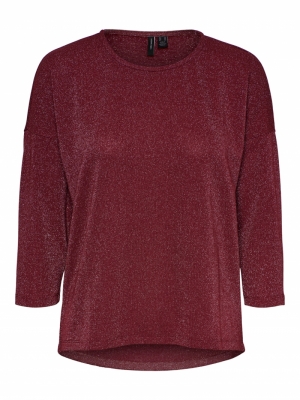 VMFERN 3-4 WIDE TOP JRS Cabernet/SILVER