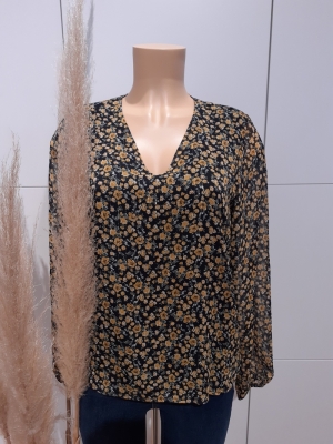 VMLILO L-S V-NECK TOP EXP LCC Black/YELLOW FL