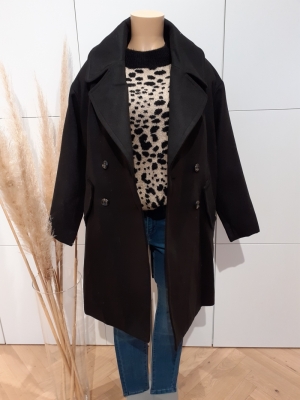 JDYSTORM BIG COLLAR JACKET OTW Black