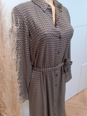 VMCARMEN LS CALF SHIRT DRESS W Fir Green/CARME