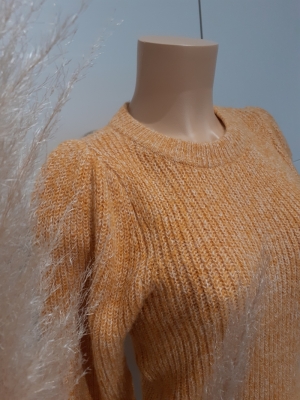 VMPEPPER LS O-NECK BLOUSE GA Sunflower/w. BI