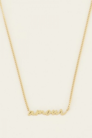 Ketting amour goud