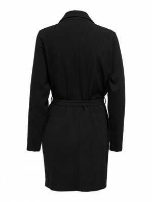 JDYSOUL L-S LONG BLAZER WVN Black