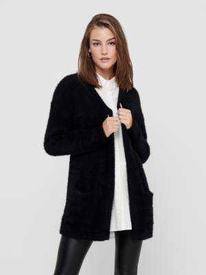 JDYPLEXI L-S CARDIGAN KNT Black