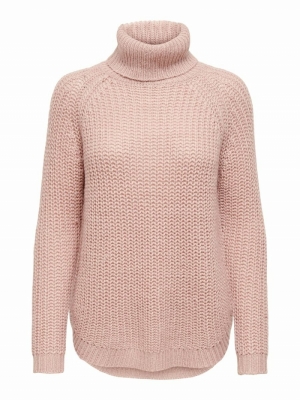 ONLNEW MELLA L-S LONG PULLOVER Rose Smoke/W. M