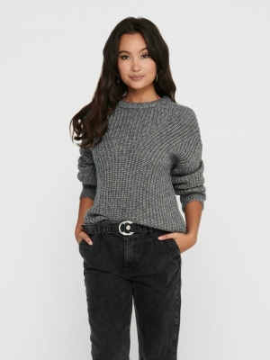 ONLFIOLA L-S GLITTER PULLOVER Night Sky/PALE