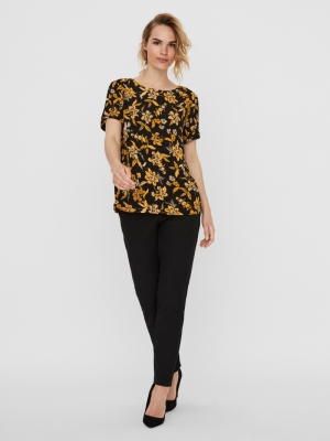 VMFILIPPA SS TOP WVN Sunflower/FILIP