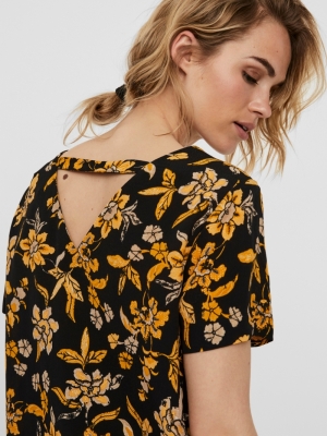 VMFILIPPA SS TOP WVN Sunflower/FILIP