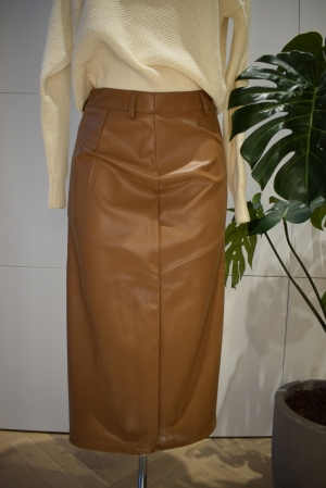 ONLRUMA SKIRT PU Warm Sand