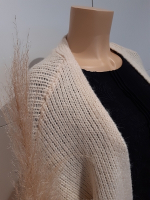 VMMABY LS OPEN CARDIGAN LCS RE Birch