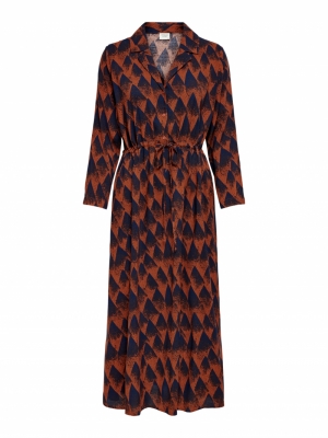JDYMILLIAN 7-8 MID CALF SHIRT Arabian Spice/S