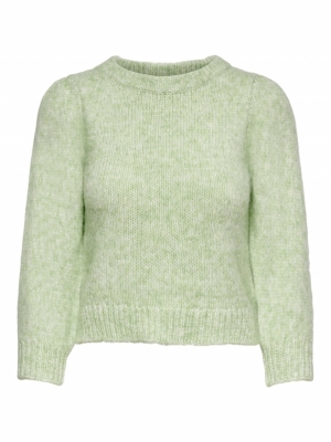 ONLBENIN 3-4 PULLOVER KNT Pastel Green/W.