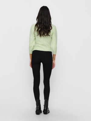 ONLBENIN 3-4 PULLOVER KNT Pastel Green/W.