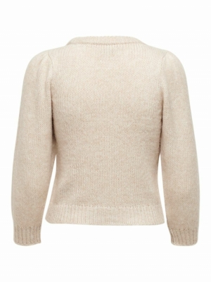 ONLBENIN 3-4 PULLOVER KNT Pumice Stone/W.