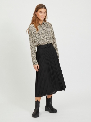 VILONNA L-S SHIRT -RX Sandshell/LEO