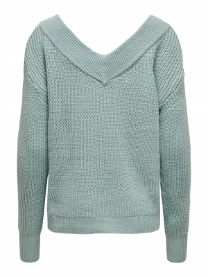 ONLMELTON LIFE L-S PULLOVER KN Ether